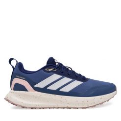 Buty do biegania adidas. Niebieskie buty do biegania adidas, bez wzorów, bez zapięcia, do biegania. Za 219.99 zł.