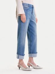 Mustang Jeansy Vermont 1016933 Niebieski Loose Fit. Niebieskie jeansy Mustang, bez wzorów, z bawełny. Za 489.99 zł.