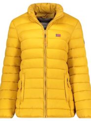 Geographical Norway Kurtka pikowana "Atikolor" w kolorze musztardowym rozmiar: XXL. Żółte kurtki Geographical Norway, xxl, bez wzorów, bez kaptura. Za 185.74 zł.
