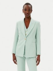 Maryley Marynarka 25EB187/M27/43SP Zielony Regular Fit. Zielone marynarki i żakiety Maryley, m, bez wzorów, z syntetyku, bez ramiączek. Za 339.99 zł.