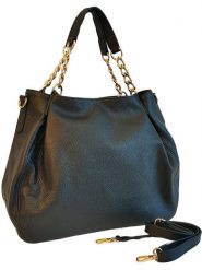 ORE10 Skórzany shopper bag w kolorze czarnym - 27 x 45 x 15 cm rozmiar: onesize. Czarne shopper bag ORE10, bez wzorów, z materiału, na ramię, bez dodatków. Za 360.17 zł.