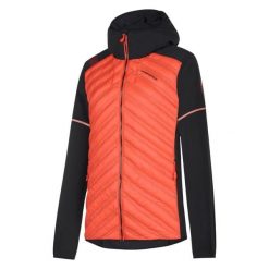 Kurtka damska La Sportiva Koro. Czarne kurtki do biegania La Sportiva, l, bez wzorów, z elastanu, bez kaptura, do biegania, primaloft. Za 835.85 zł.
