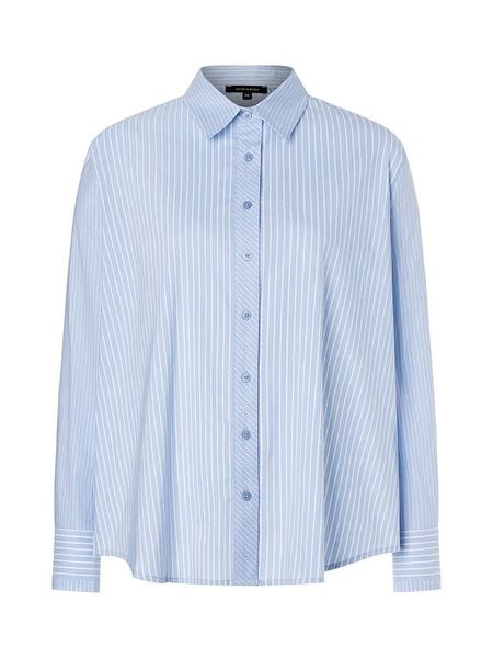 More & More Bluzka w kolorze błękitnym rozmiar: 46. Niebieskie bluzki More & More, bez wzorów, bez kołnierzyka, bez ramiączek. Za 186.45 zł.