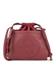 Beverly Hills Polo Club Torebka BHPC-K-042-06 Czerwony. Czerwone listonoszki Beverly Hills Polo Club, bez wzorów, z materiału, bez dodatków. Za 154.99 zł.