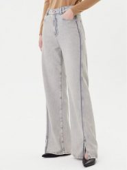 BOSS Jeansy C_Marlene Hr Split 50542436 Szary Relaxed Fit. Szare jeansy Boss, bez wzorów, z jeansu. Za 619.99 zł.