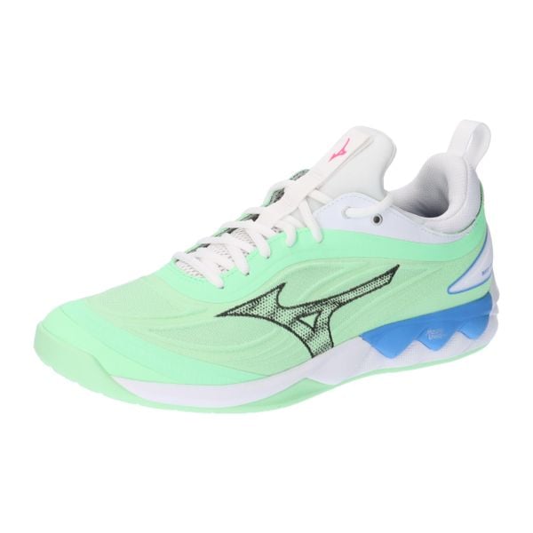 Buty do siatkówki Dorosły Mizuno Wave Luminous 3 zielony. Białe buty sportowe lifestyle Mizuno, bez wzorów, sportowe, bez zapięcia, mizuno wave. W wyprzedaży za 505.50 zł.