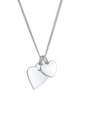 Elli Damska zawieszka serce symbol miłości w srebrze próby 925 Sterling Silver Naszyjniki 1 ct Damski. Szare naszyjniki Elli, z materiału, srebrne. Za 248.99 zł.