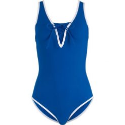 Kostium kąpielowy shape bonprix niebiesko-biały. Bielizna modelująca marki bonprix. Za 99.99 zł.