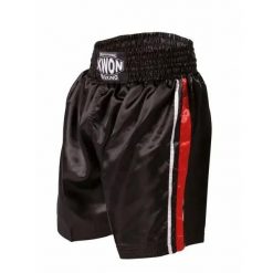 Spodenki bokserskie Kwon Professional Boxing Str. Czarne szorty sportowe KWON, bez wzorów. Za 171.00 zł.