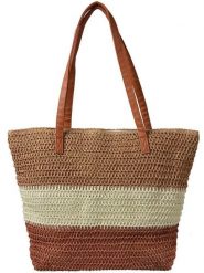 Clayre & Eef Shopper bag w kolorze brązowym - 50 x 40 x 13 cm rozmiar: onesize. Brązowe shopper bag Clayre & Eef, bez wzorów, z materiału, na ramię, bez dodatków. Za 83.62 zł.