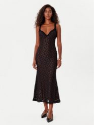 Bardot Sukienka koktajlowa Alegra Stretch Lace 59964DB Czarny Regular Fit. Czarne sukienki Bardot, bez wzorów, z syntetyku, wizytowe, bez kołnierzyka, bez ramiączek. Za 419.99 zł.
