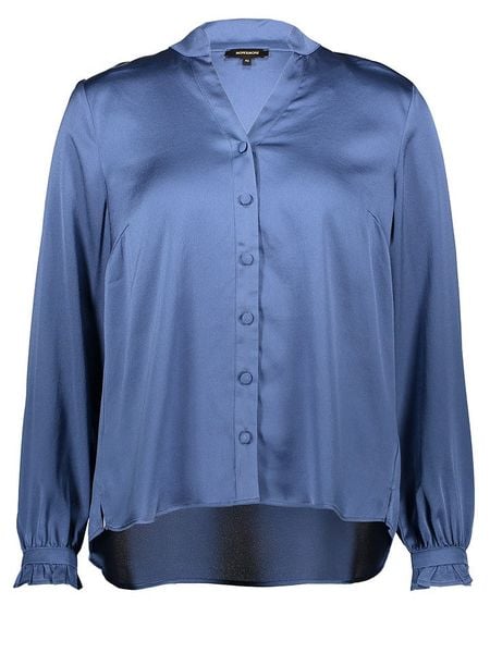 More & More Bluzka w kolorze niebieskim rozmiar: 42. Niebieskie bluzki More & More, bez wzorów, bez kołnierzyka, bez ramiączek. Za 83.62 zł.