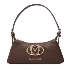 Torebka LOVE MOSCHINO. Brązowe torebki klasyczne Love Moschino, bez wzorów, klasyczne, bez dodatków. Za 729.99 zł.