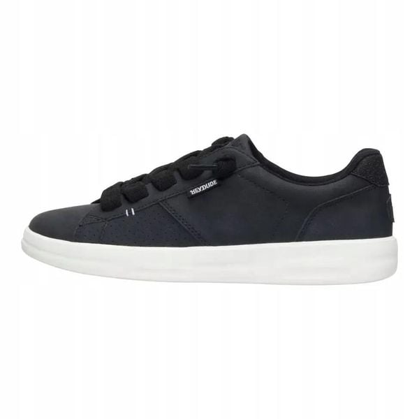 HEYDUDE Damskie Trampki Karina Duo Classic. Czarne trampki Hey dude, bez wzorów, z materiału, casualowe, bez zapięcia. Za 359.00 zł.