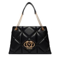 Torebka LOVE MOSCHINO. Czarne torebki klasyczne Love Moschino, bez wzorów, klasyczne, bez dodatków. Za 1,099.00 zł.