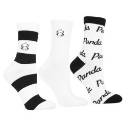 Modne Skarpetki Damskie Panda Moraj Mix 3 Pary. Białe skarpetki Moraj, bez wzorów, z materiału. Za 29.99 zł.