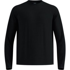 Bluza bez kaptura Odlo Mid Layer CUBIC. Czarne bluzy ODLO, l, bez wzorów, z dzianiny, sportowe, bez ramiączek, bez kaptura. Za 225.00 zł.