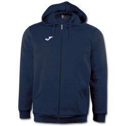Bluza Kombi Joma Chaqueta Capucha Dorosłych. Niebieskie bluzy z kapturem Joma, s, bez wzorów, z materiału, z kapturem, do biegania. Za 185.99 zł.