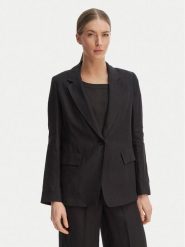 Marella Marynarka Emme by Marella Vincita 2615041012 Czarny Regular Fit. Czarne marynarki i żakiety Marella, bez wzorów, bez ramiączek. Za 909.99 zł.