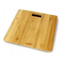 Cyfrowa Waga Łazienkowa Basic Home Bambus (30 x 30 x 3,5 cm). Brązowe wagi łazienkowe basic home. Za 110.00 zł.