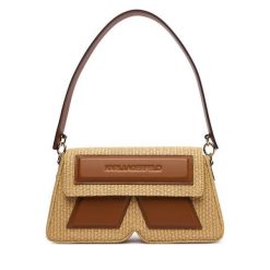 Torebka KARL LAGERFELD. Brązowe torebki klasyczne KARL LAGERFELD, bez wzorów, klasyczne, bez dodatków. Za 1,399.00 zł.