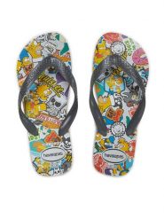 Havaianas Japonki 41378895233 Szary. Szare japonki Havaianas, bez wzorów, z tworzywa sztucznego. Za 59.99 zł.