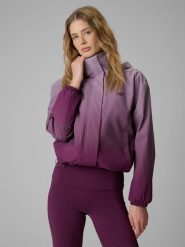 4F Kurtka przejściowa membrana 5000 damska - multikolor L. Brązowe kurtki 4f, l, bez wzorów, z materiału, bez kaptura. Za 349.99 zł.