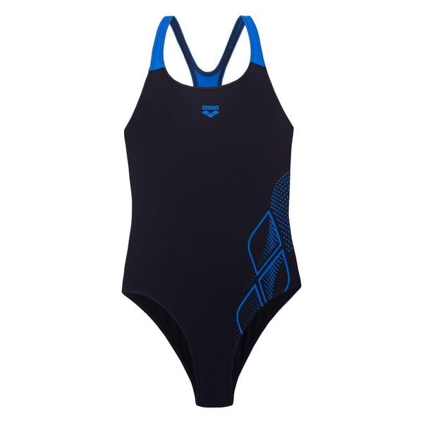 Strój Kąpielowy Arena Swimsuit Swim Pro Back Graphic. Czarne stroje jednoczęściowe Arena, bez wzorów, z materiału, sportowe. Za 159.99 zł.