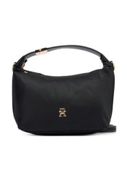Tommy Hilfiger Torebka Th Go Crossover Nylon AW0AW18164 Czarny. Czarne torebki klasyczne Tommy Hilfiger, bez wzorów, z materiału, bez dodatków. Za 529.99 zł.