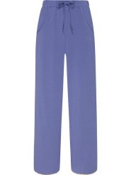 Naturana Spodnie w kolorze niebieskim rozmiar: XL. Niebieskie spodnie materiałowe Naturana, bez wzorów, z bawełny, z podwyższonym stanem. Za 109.95 zł.