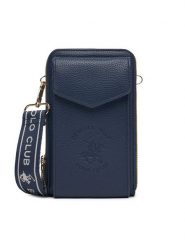Beverly Hills Polo Club Torebka BHPC-L-006-07 Granatowy. Niebieskie listonoszki Beverly Hills Polo Club, bez wzorów, ze skóry, bez dodatków. Za 79.99 zł.