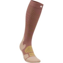 Skarpetki uciskowe z merino dla kobiet Bauerfeind Sports. Brązowe skarpetki BAUERFEIND, bez wzorów, z wełny. Za 278.50 zł.