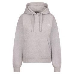 Damska Bluza Z Dzianiny Reives. Szare bluzy Trespass, m, bez wzorów, z bawełny, bez ramiączek, z kapturem. Za 116.99 zł.