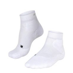 Skarpety sportowe Falke. Białe skarpetki Falke, bez wzorów, z materiału. Za 279.99 zł.