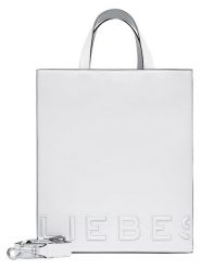 Liebeskind Berlin Skórzana torebka "Paperbag M" w kolorze białym - 29 x 34 x 15 cm rozmiar: onesize. Białe torebki klasyczne Liebeskind Berlin, bez wzorów, z materiału, przez ramię, bez dodatków. Za 482.03 zł.