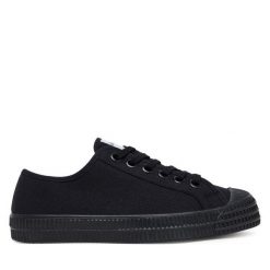 Trampki Novesta. Czarne trampki Novesta, bez wzorów, retro, bez zapięcia. Za 289.99 zł.