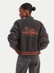 RVCA Kurtka bomber Ryan 23B163507 Szary Regular Fit. Szare kurtki RVCA, m, bez wzorów, z syntetyku, bez kaptura. Za 599.99 zł.