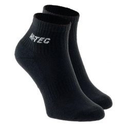 Skarpetki Unisex Dla Dorosłych Z Logo Quarro (zestaw 3 Sztuk). Czarne skarpetki Hi-tec, bez wzorów. Za 33.99 zł.