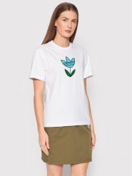 Adidas T-Shirt Always Original Graphic HF2027 Biały Regular Fit. Białe t-shirty adidas, bez wzorów, z bawełny, bez kołnierzyka, bez ramiączek. Za 119.99 zł.