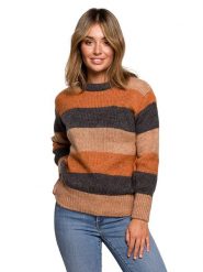 Be Wear Sweter ze wzorem rozmiar: S/M. Swetry Be Wear, m, bez wzorów, z wełny, bez ramiączek. Za 188.45 zł.