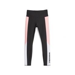 Damskie legginsy z wysokim stanem 7/8 Puma Fit Eversculpt Colorblock. Brązowe legginsy Puma, bez wzorów. Za 231.35 zł.