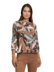 Betty Barclay Bluzka w kolorze beżowo-brązowo-szarym rozmiar: 38. Brązowe bluzki Betty Barclay, bez wzorów, z wiskozy, bez kołnierzyka, bez ramiączek. Za 87.81 zł.