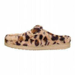 HeyDude Damskie Kapcie Wendy Slipper Leo Fur. Brązowe kapcie Hey dude, bez wzorów, z materiału. Za 299.00 zł.