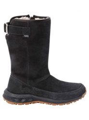 Jack Wolfskin Skórzane kozaki zimowe "Queenstown Texapore" w kolorze antracytowym rozmiar: 43. Czarne kozaki Jack Wolfskin, na zimę, bez wzorów, z materiału, eleganckie, bez obcasa, bez zapięcia. Za 483.17 zł.