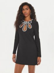 Marciano Guess Sukienka koktajlowa Gabriella 4YGK39 6869Z Czarny Regular Fit. Czarne sukienki Marciano Guess, z aplikacjami, z syntetyku, wizytowe, bez kołnierzyka, bez ramiączek. Za 659.99 zł.