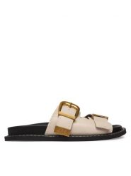 Steve Madden Klapki 11004702 Beżowy. Brązowe klapki Steve Madden, bez wzorów, ze skóry, bez obcasa, bez zapięcia. Za 429.99 zł.