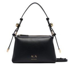 Torebka Armani Exchange. Czarne torebki klasyczne Armani Exchange, bez wzorów, klasyczne, bez dodatków. Za 614.99 zł.