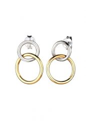 Elli Damska zawieszka do uszu Koło Geo Minimal ze srebra próby 925 Sterling Silver Kolczyki 1 ct Damski. Szare kolczyki Elli, srebrne. Za 208.99 zł.
