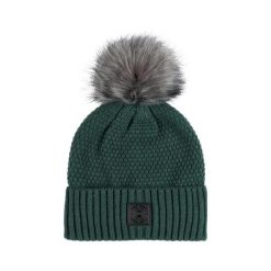 Czapka z brokatem damska Equipage Lira. Czarne czapki zimowe EQUIPAGE, bez wzorów, z dzianiny. Za 168.00 zł.