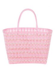 Overbeck and Friends Shopper bag "Rosie" w kolorze jasnoróżowym - 46 x 35 x 32 cm rozmiar: onesize. Różowe shopper bag Overbeck and Friends, bez wzorów, z materiału, bez dodatków. Za 145.60 zł.